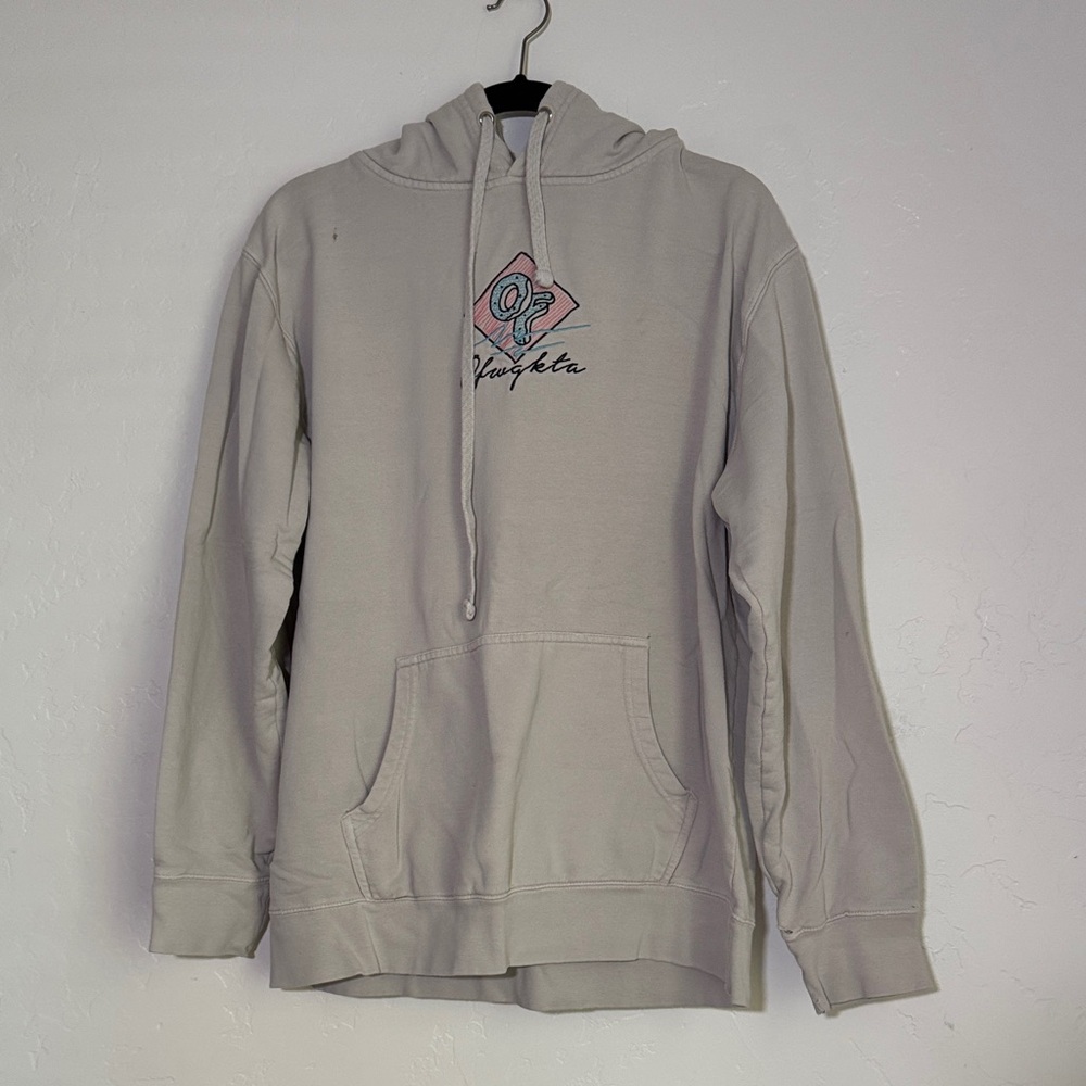 Odd Future Light Gray Hoodie- very flawed